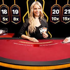 Menu navigasi permainan live dealer